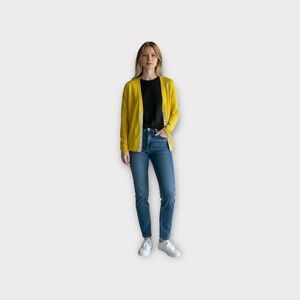 Banana Republic Yellow Cardigan